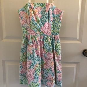 Lilly Pulitzer strapless dress